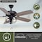 Vaxcel Reed 48-in. Matte Black Farmhouse Ceiling Fan with LED Cage Light Kit and Pull Chains F0099 - alternate 7